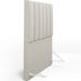 Cabeceira Cama Box Solteiro 100 cm Dália W01 Bouclê Creme - Lyam Decor