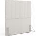 Cabeceira Cama Box Solteiro 100 cm Dália W01 Bouclê Cru - Lyam Decor