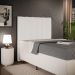 Cabeceira Cama Box Solteiro 100 cm Dália W01 Bouclê Cru - Lyam Decor