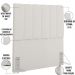 Cabeceira Cama Box Solteiro 100 cm Dália W01 Bouclê Cru - Lyam Decor