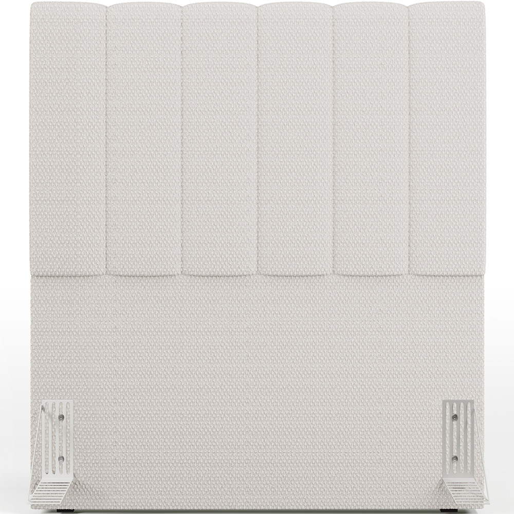 Cabeceira Cama Box Solteiro 100 cm Dália W01 Bouclê Cru - Lyam Decor
