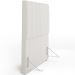 Cabeceira Cama Box Solteiro 100 cm Dália W01 Bouclê Cru - Lyam Decor