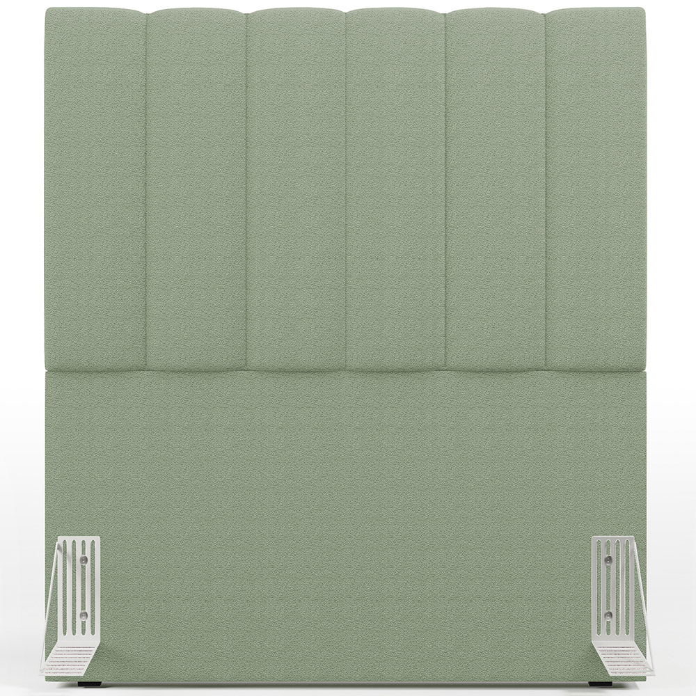 Cabeceira Cama Box Solteiro 100 cm Dália W01 Bouclê Oliva - Lyam Decor