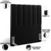 Cabeceira Cama Box Solteiro 100 cm Dália W01 Bouclê Preto - Lyam Decor
