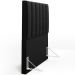 Cabeceira Cama Box Solteiro 100 cm Dália W01 Bouclê Preto - Lyam Decor
