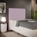 Cabeceira Cama Box Solteiro 100 cm Dália W01 Bouclê Rosê - Lyam Decor