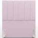 Cabeceira Cama Box Solteiro 100 cm Dália W01 Bouclê Rosê - Lyam Decor