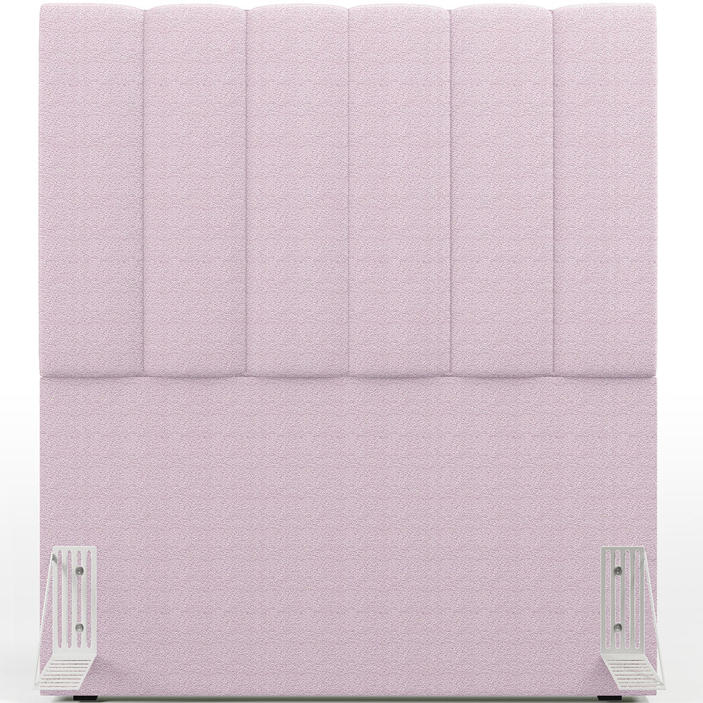 Cabeceira Cama Box Solteiro 100 cm Dália W01 Bouclê Rosê - Lyam Decor
