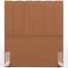 Cabeceira Cama Box Solteiro 100 cm Dália W01 Bouclê Terracota - Lyam Decor