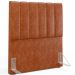 Cabeceira Cama Box Solteiro 100 cm Dália W01 Couríssimo Camel - Lyam Decor