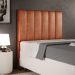 Cabeceira Cama Box Solteiro 100 cm Dália W01 Couríssimo Camel - Lyam Decor