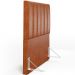 Cabeceira Cama Box Solteiro 100 cm Dália W01 Couríssimo Camel - Lyam Decor