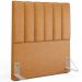 Cabeceira Cama Box Solteiro 100 cm Dália W01 Couríssimo Whisky - Lyam Decor