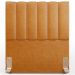 Cabeceira Cama Box Solteiro 100 cm Dália W01 Couríssimo Whisky - Lyam Decor