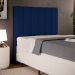 Cabeceira Cama Box Solteiro 100 cm Dália W01 Facto Azul Marinho - Lyam Decor