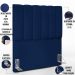 Cabeceira Cama Box Solteiro 100 cm Dália W01 Facto Azul Marinho - Lyam Decor