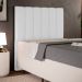 Cabeceira Cama Box Solteiro 100 cm Dália W01 Facto Branco - Lyam Decor