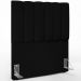 Cabeceira Cama Box Solteiro 100 cm Dália W01 Facto Preto - Lyam Decor