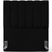 Cabeceira Cama Box Solteiro 100 cm Dália W01 Facto Preto - Lyam Decor