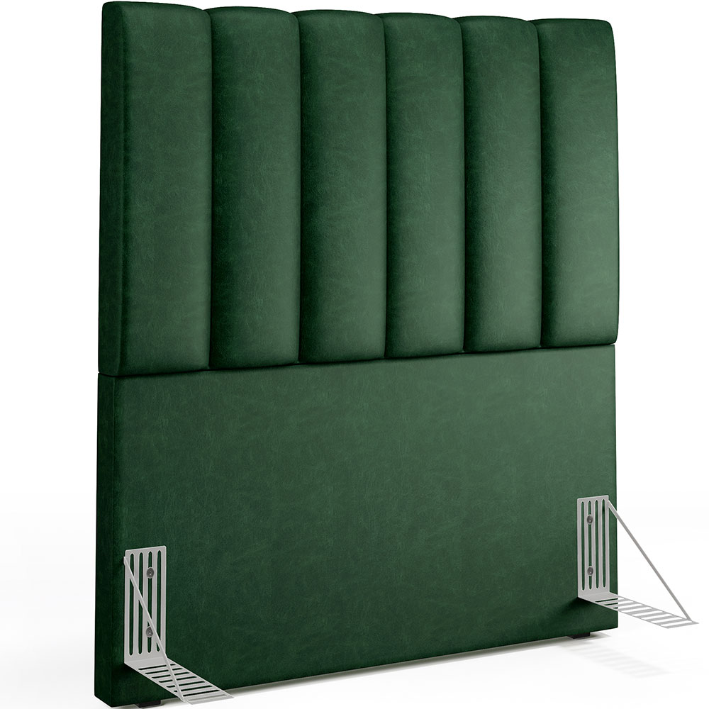 Cabeceira Cama Box Solteiro 100 cm Dália W01 Facto Verde Musgo - Lyam Decor