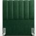 Cabeceira Cama Box Solteiro 100 cm Dália W01 Facto Verde Musgo - Lyam Decor