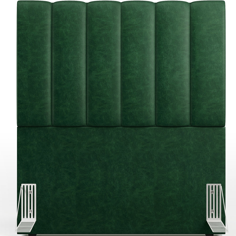 Cabeceira Cama Box Solteiro 100 cm Dália W01 Facto Verde Musgo - Lyam Decor