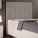 Cabeceira Cama Box Solteiro 100 cm Dália W01 Linho Bege - Lyam Decor