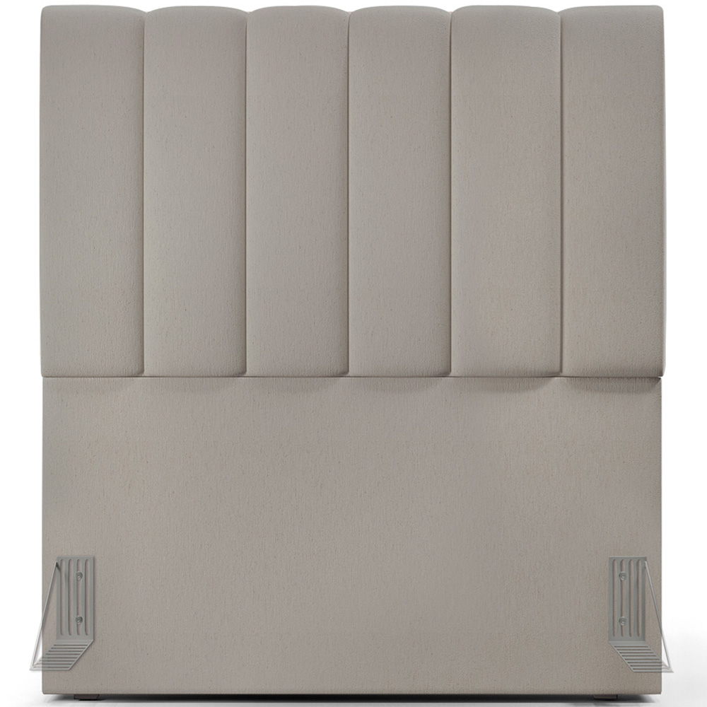 Cabeceira Cama Box Solteiro 100 cm Dália W01 Linho Bege - Lyam Decor