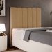 Cabeceira Cama Box Solteiro 100 cm Dália W01 Linho Bege Escuro - Lyam Decor