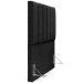 Cabeceira Cama Box Solteiro 100 cm Dália W01 Linho Chumbo - Lyam Decor