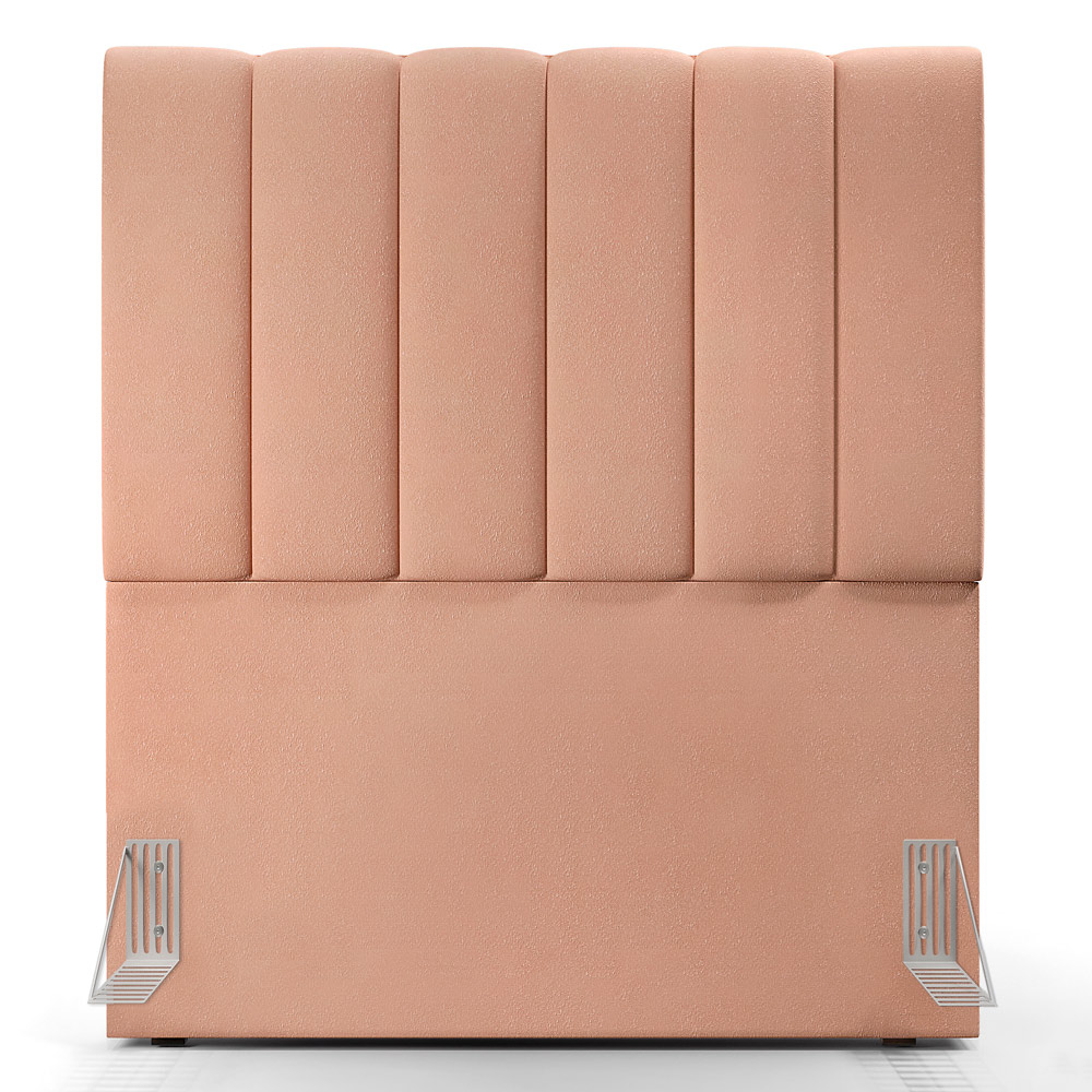 Cabeceira Cama Box Solteiro 100 cm Dália W01 Linho Rosê - Lyam Decor