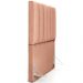 Cabeceira Cama Box Solteiro 100 cm Dália W01 Linho Rosê - Lyam Decor