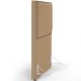 Cabeceira Cama Box Solteiro Com Tachas 100 cm Vicenza L02 Bouclê Mostarda - Lyam Decor