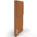 Cabeceira Cama Box Solteiro Com Tachas 100 cm Vicenza L02 Bouclê Terracota - Lyam Decor