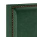 Cabeceira Cama Box Solteiro Com Tachas 100 cm Vicenza L02 Facto Verde Musgo - Lyam Decor