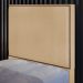 Cabeceira Cama Box Solteiro Com Tachas 100 cm Vicenza L02 Linho Bege Escuro - Lyam Decor