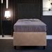 Cabeceira Cama Box Solteiro Com Tachas 100 cm Vicenza L02 Linho Chumbo - Lyam Decor