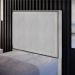 Cabeceira Cama Box Solteiro Com Tachas 100 cm Vicenza L02 Linho Cinza - Lyam Decor