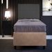 Cabeceira Cama Box Solteiro Com Tachas 100 cm Vicenza L02 Linho Cinza Escuro - Lyam Decor