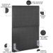 Cabeceira Cama Box Solteiro Com Tachas 100 cm Vicenza L02 Linho Cinza Escuro - Lyam Decor
