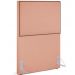 Cabeceira Cama Box Solteiro Com Tachas 100 cm Vicenza L02 Linho Rosê - Lyam Decor