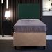 Cabeceira Cama Box Solteiro Com Tachas 100 cm Vicenza L02 Linho Verde Musgo - Lyam Decor