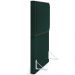 Cabeceira Cama Box Solteiro Com Tachas 100 cm Vicenza L02 Linho Verde Musgo - Lyam Decor