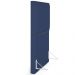 Cabeceira Cama Box Solteiro Com Tachas 100 cm Vicenza L02 Suede Azul Marinho - Lyam Decor