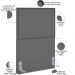 Cabeceira Cama Box Solteiro Com Tachas 100 cm Vicenza L02 Suede Cinza - Lyam Decor
