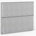 Cabeceira Casal Vicenza 140 cm Linho Cinza L02 Com 02 Mesas de Cabeceira Work Branco - Lyam Decor