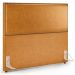Cabeceira Casal Vicenza 140cm Couríssimo Whisky L02 E 2 Mesas De Cabeceira Work Branco - Lyam Decor