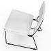 Cadeira Decorativa Estofada Para Sala De Jantar Allana L02 Facto Branco - Lyam Decor