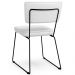 Cadeira Decorativa Estofada Para Sala De Jantar Allana L02 Facto Branco - Lyam Decor