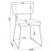 Cadeira Decorativa Estofada Para Sala De Jantar Allana L02 Pied Poule - Lyam Decor
